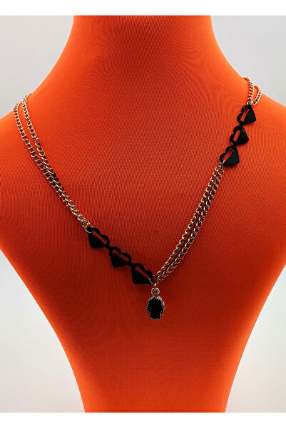 Monalisa Home تصميم خاص - سلسلة ذهبية وردية وقلادة غير مشوهة