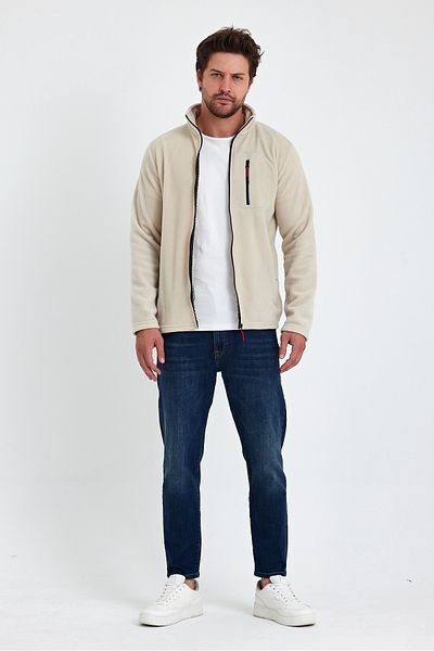 monox Men's Outdoor Fleece Jacket - Zippered