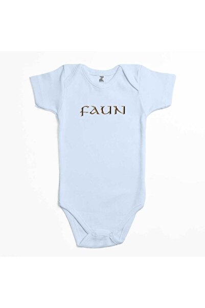 CrowsGate Faun Color Logo Blue Color Baby Body Suit