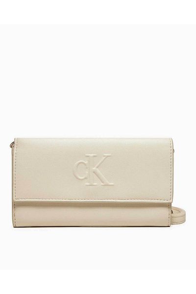 Calvin Klein Sculpted Long Fold Umhängetasche
