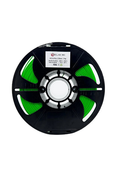ELAS3D Elas PETG Plus Filament Fıstık Yeşili 1.75mm 1Kg
