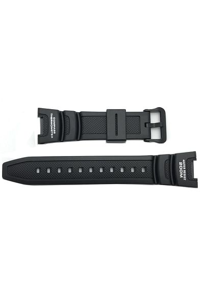 Casio Sgw-100 Black Color Original Silicone Watch Band Strap