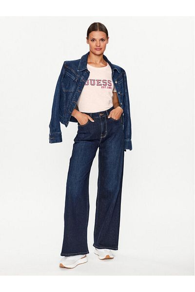 Guess Ss Cn College Women's Regular Fit T-Shirt