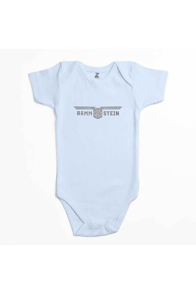 CrowsGate بدلة أطفال من Rammstein ذات خط مزدوج باللون الأزرق