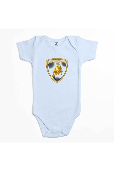 CrowsGate بدلة أطفال بشعار لامبورغيني 2 باللون الأزرق