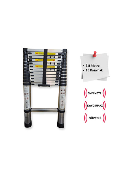 Endokon 380 Cm. Teleskobik / Teleskopik Alüminyum Merdiven