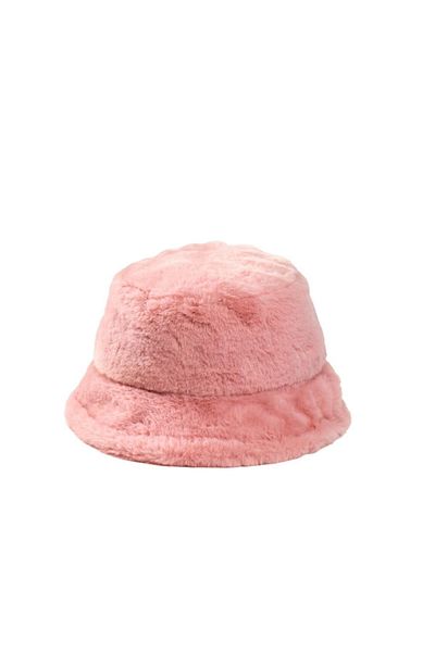 derikem 3 Pieces Stylish Plush Bucket - Fisherman Bucket Winter Hat Set of 3