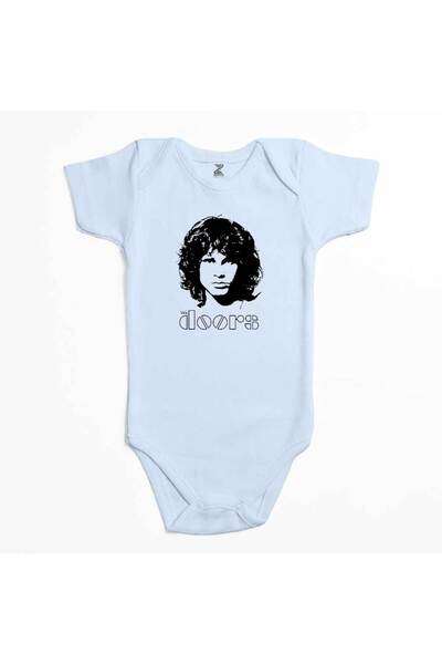 CrowsGate بدلة للأطفال من The Doors Jim Morrison Silhouette باللون الأزرق