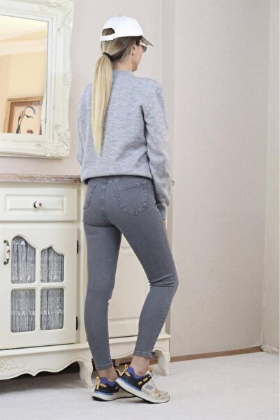 Ritnice Women's Gray Motto Skinny Jean