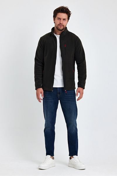 monox Ανδρικό μπουφάν Fleece Outdoor - Με φερμουάρ