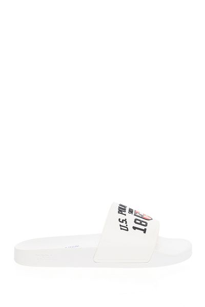 U.S. Polo Assn. Мъжки бели чехли -50267715-VR013 Модел
