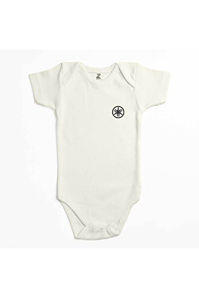 CrowsGate بدلة أطفال بشعار ياماها بلون إكرو