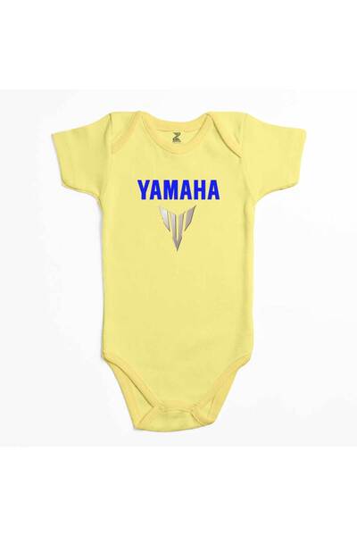 CrowsGate بدلة أطفال بشعار ياماها Mt07 باللون الأزرق والأصفر