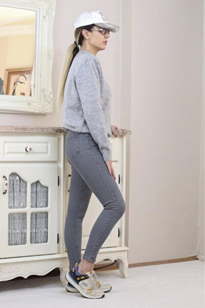 Ritnice Women's Gray Motto Skinny Jean