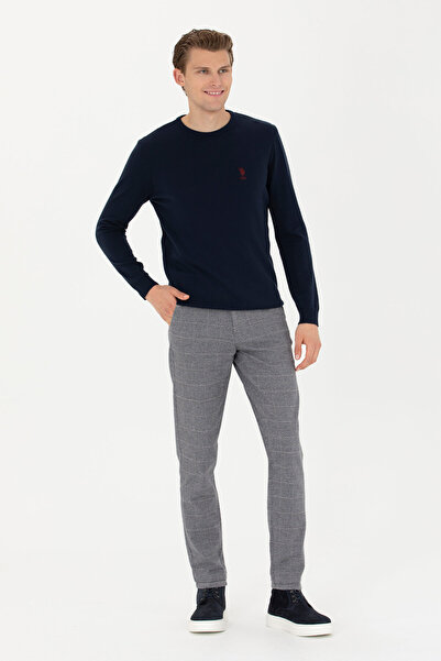 U.S. Polo Assn. Ανδρικό πουλόβερ Navy Blue Basic 50269005 -VR033