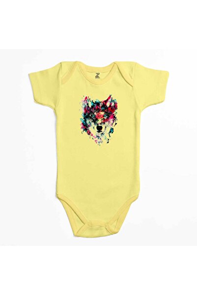 CrowsGate بدلة أطفال باللون الأصفر من Wolf Color