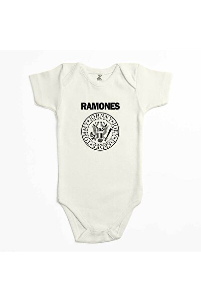 CrowsGate بدلة أطفال من Ramones Look Out Below Ecru Color