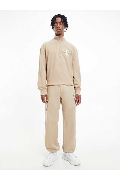 Calvin Klein Erkek Badge Woven Cargo Pantolon