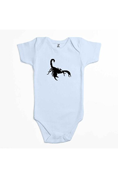 CrowsGate بدلة أطفال بشعار العقارب باللون الأبيض والأزرق