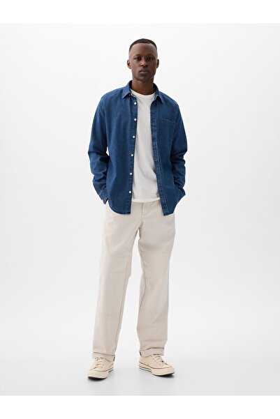 GAP Erkek Açık Bej Carpenter Pantolon