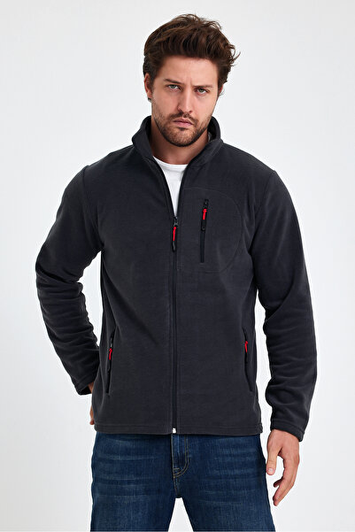 monox Herren Outdoor-Fleece-Jacke - Zipped