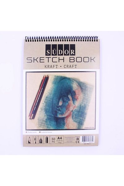 Südor A4 115 جرام.50yp Südor MN22-4 لوحة رسم كرافت حلزونية