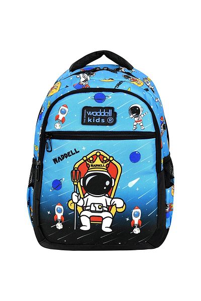 Waddell Geanta pentru școală primară cu model astronaut cu cutie de prânz 24308