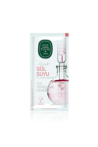 Eyüp Sabri Tuncer Mystic Rose Water Facial Cleansing Wipes 30 Pack Large Size