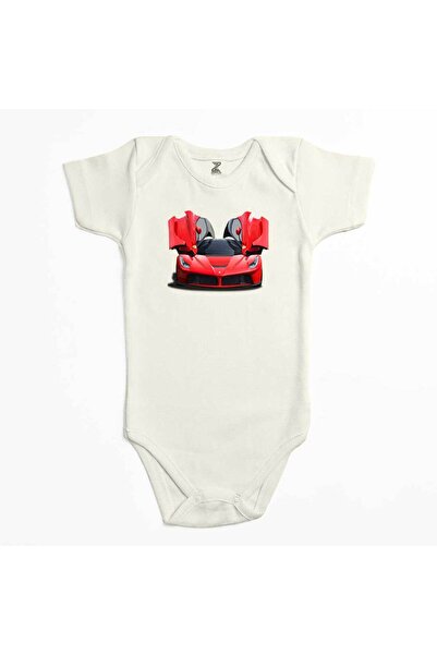 CrowsGate بدلة أطفال من فيراري 458 إكرو رينج بلون إكرو