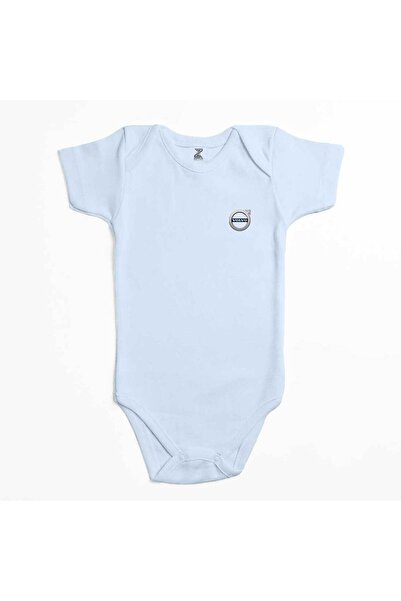 CrowsGate بدلة أطفال باللون الأزرق بشعار فولفو