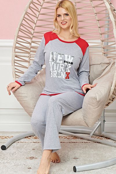 AC BOX Long Sleeve Pajama Set Model no 7580