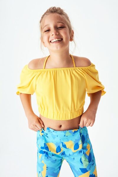 nk kids Square Neck Girl's Bluz