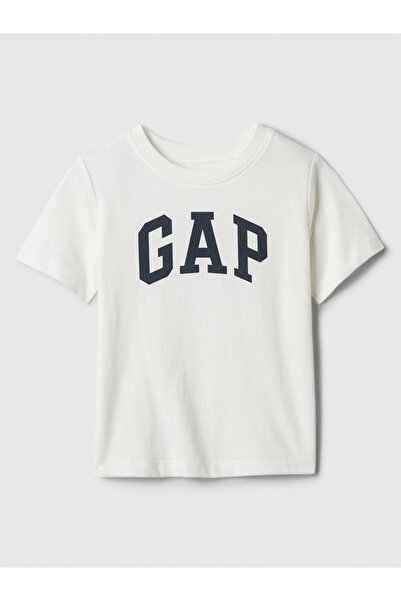 GAP Erkek Bebek Beyaz Logo T-Shirt