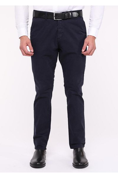 CEDY DENIM Herren-Chino-Klassiker-Hose aus Lycra mit hoher Taille, regulärer Passform, lockerer Passform und Seitentaschen
