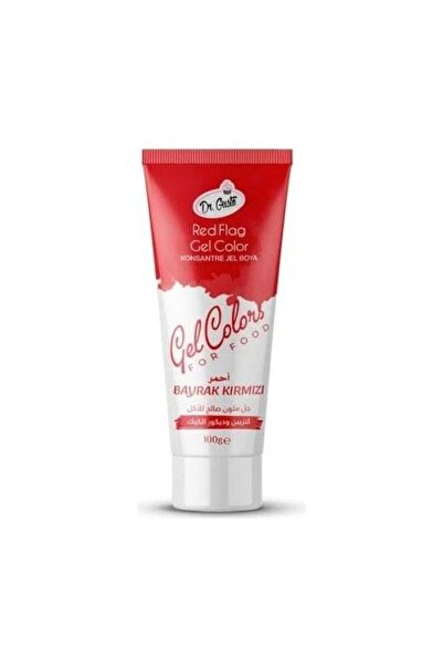 Dr. Gusto Bayrak Kırmızı Tüp Jel Boya 100 Gr