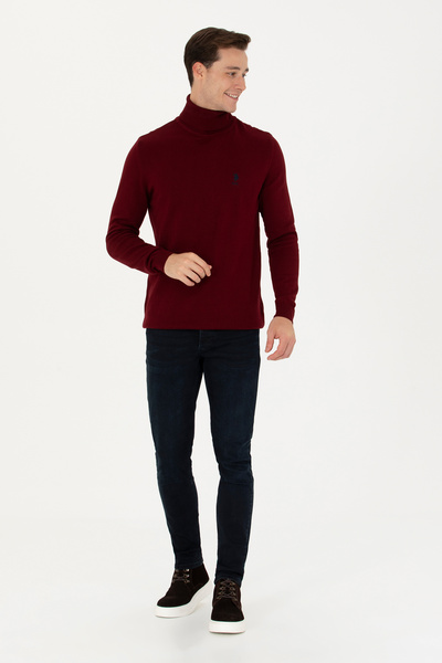 U.S. Polo Assn. Erkek Bordo Basic Kazak 50268935-VR014