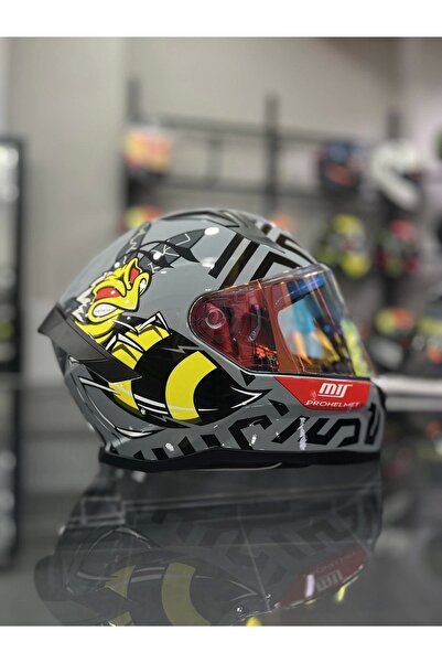 MTS Helmets Kapalı Full Face Kask Arı Desen