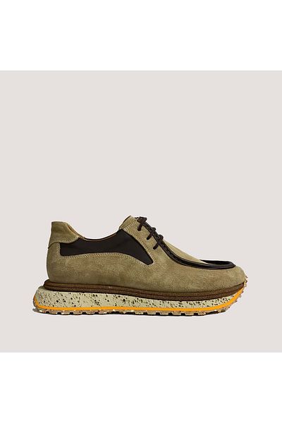 LUCIANO BELLINI 8005 Premium Men's Casual Shoes - Mink - 43