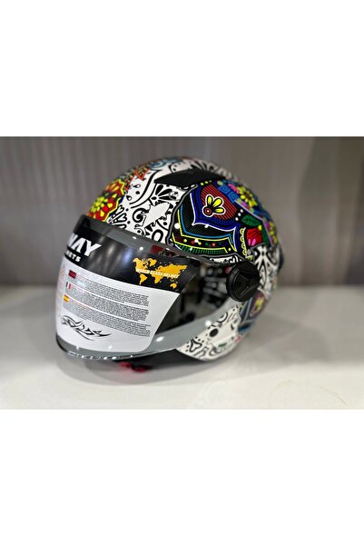 Sway KASK SW 765 SPRING White ÇENESİZ