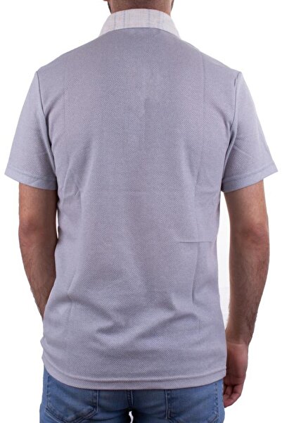 Twister Jeans 2281 Γκρι ανδρικό μπλουζάκι με γιακά Polo