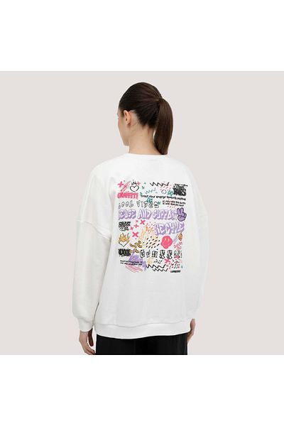 lumberjack Γυναικείο φούτερ Wl Tina - Εκρού - L/xl