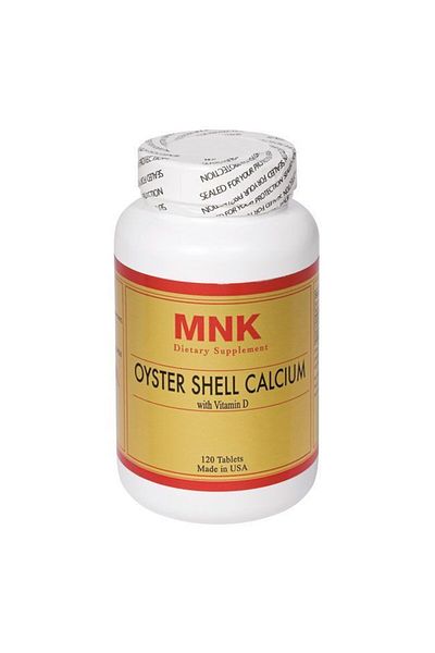 Mnk Oyster Shell Calcium with Vitamin D 120 Tablets