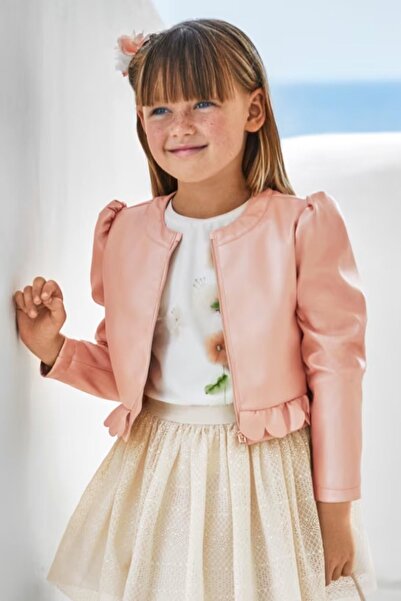 MAYORAL Girl's Jacket 03470-79 Cream
