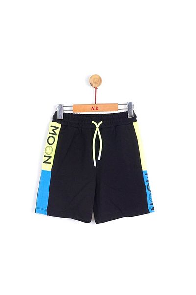 nk kids شورت إنك كيدز 62509-air باللون الأسود والأخضر