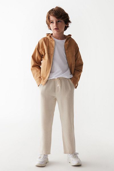 nk kids 46701-Hooded Jacket 4/8Camel
