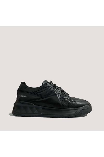 MARCOMEN 19520 Men's Casual Leather Shoes - Black - 42
