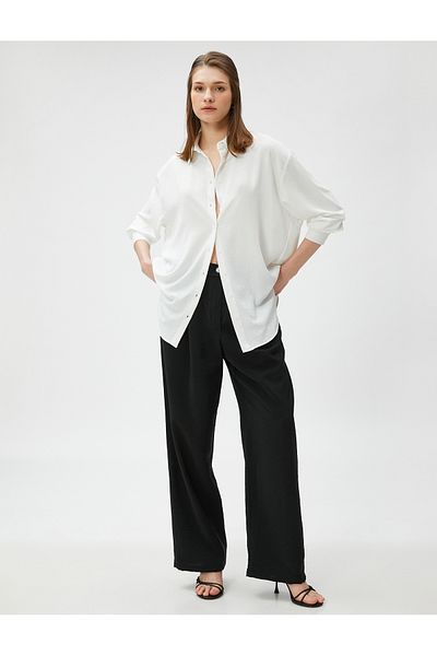 Koton Palazzo Trousers Pleated Pocket