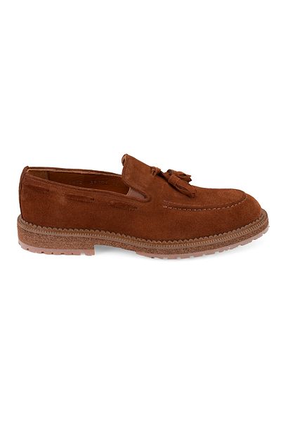 Desa Ανδρικό δερμάτινο σουέτ Loafer Gavyn Taba