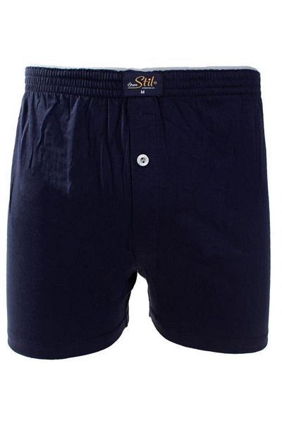 ÖREN STİL Ören Style 44-7000 Navy Blue 4 Pack Ανδρική πετσέτα μέσης βαμβακερή μπόξερ