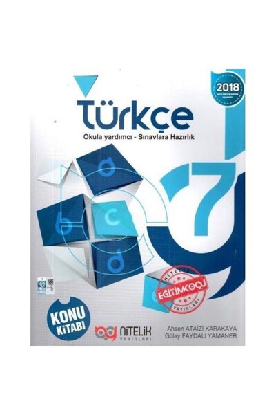 Nitelik Yayınları 7. Sınıf Türkçe Konu Anlatım Kitabı
